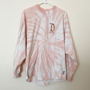 💕 Disneyland pink tie-dye oversized sweatshirt